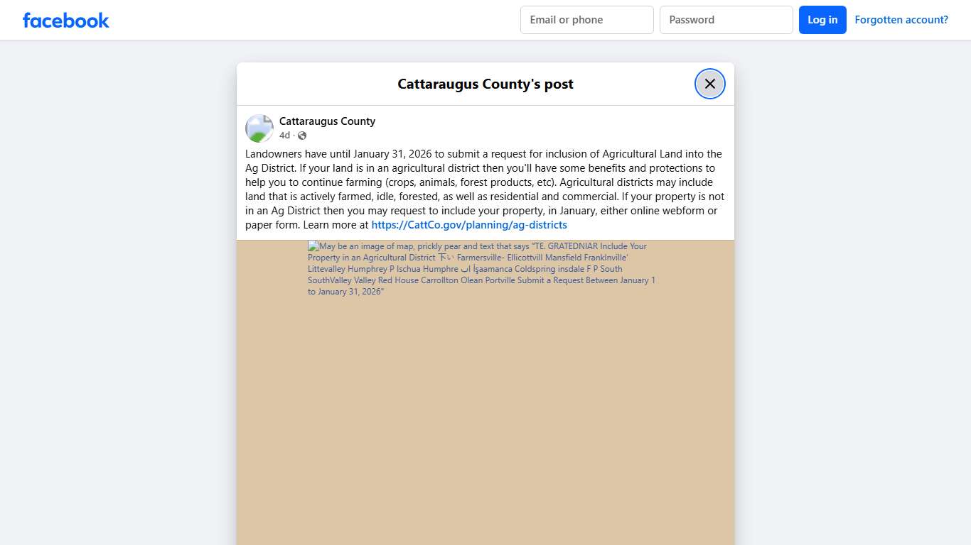 Landowners have until January 31,... - Cattaraugus County | Facebook