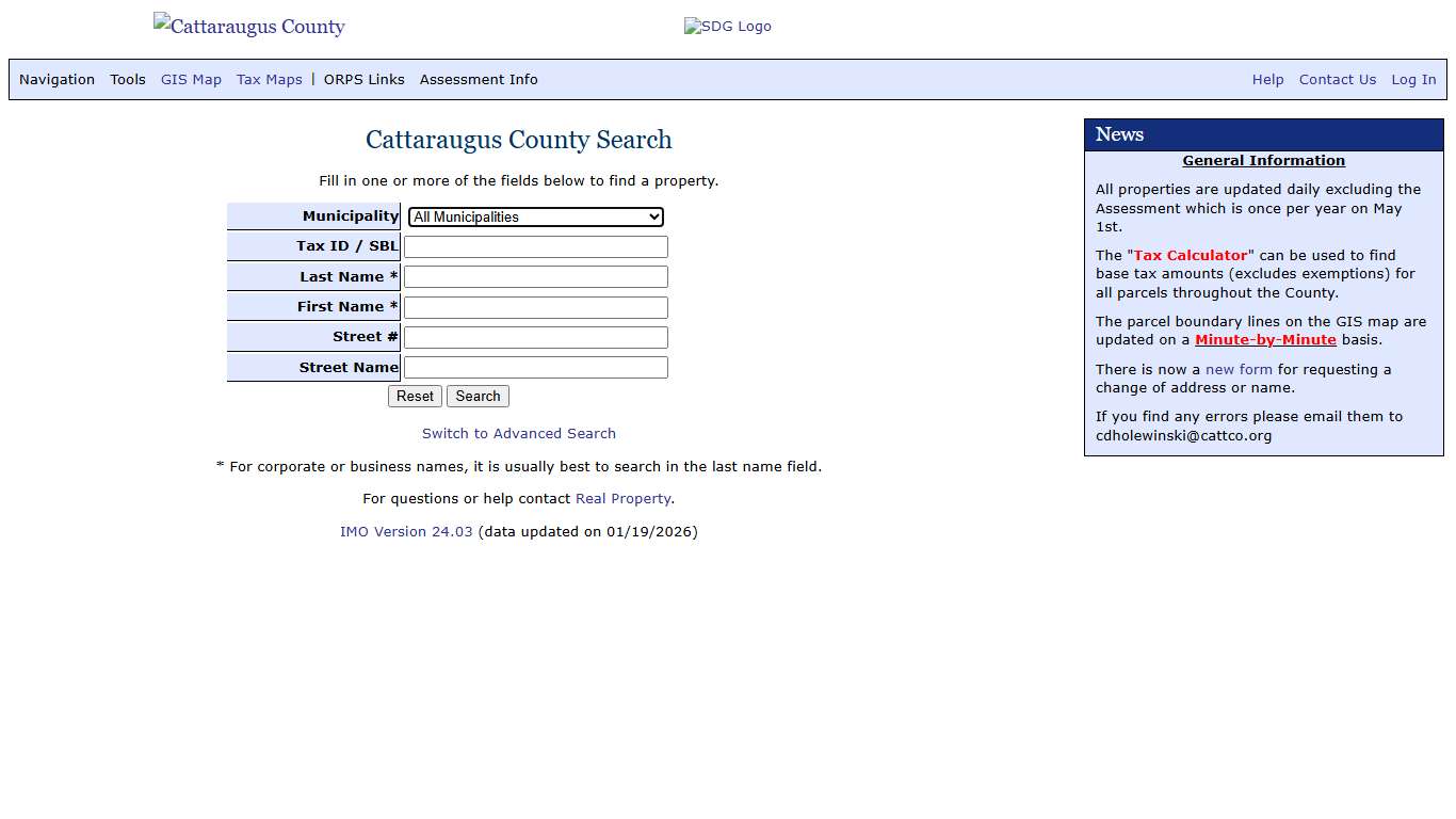 Parcel Search - Image Mate Online