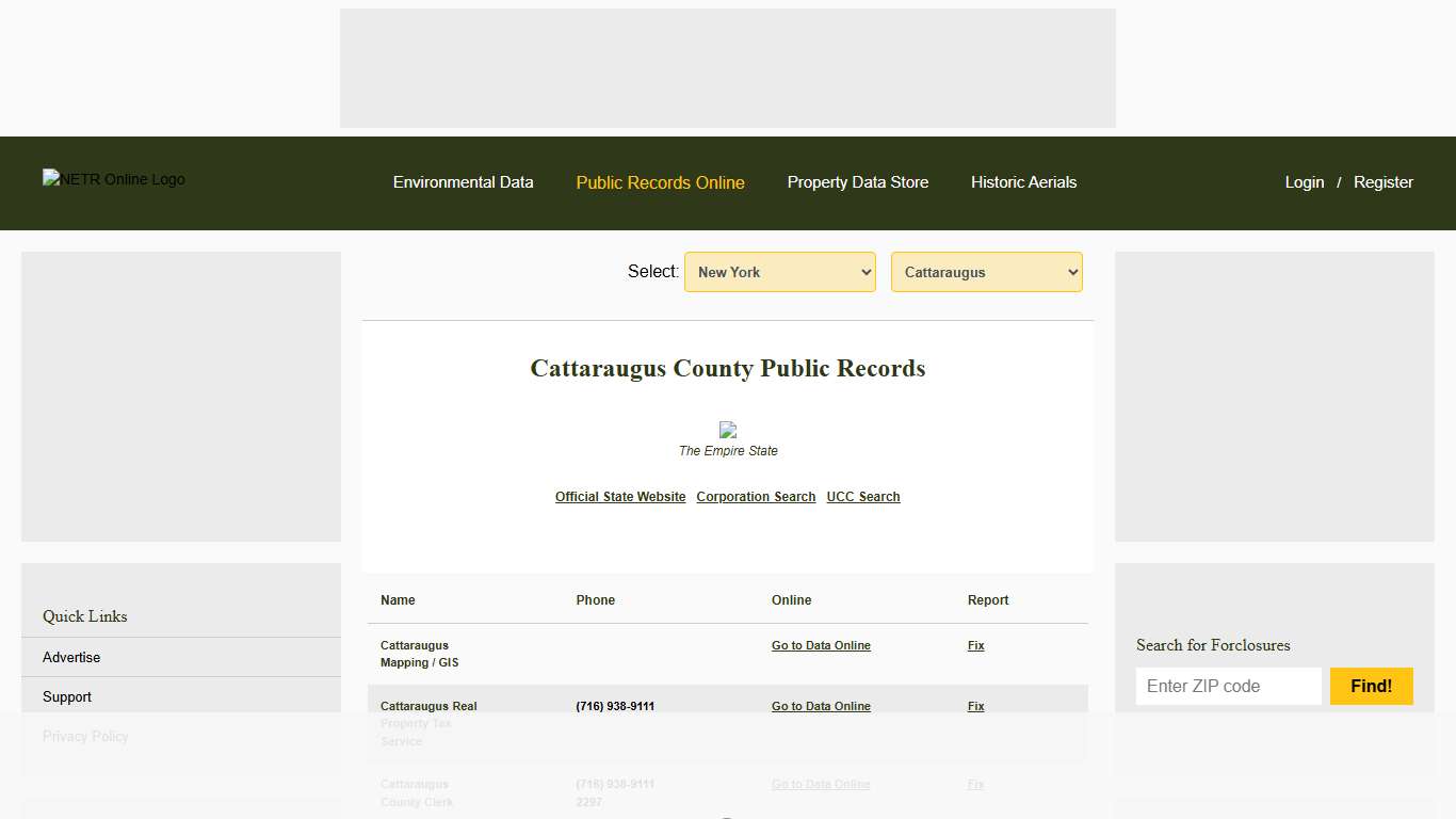 NETR Online • Cattaraugus • Cattaraugus Public Records, Search Cattaraugus Records, Cattaraugus Property Tax, New York Property Search, New York Assessor